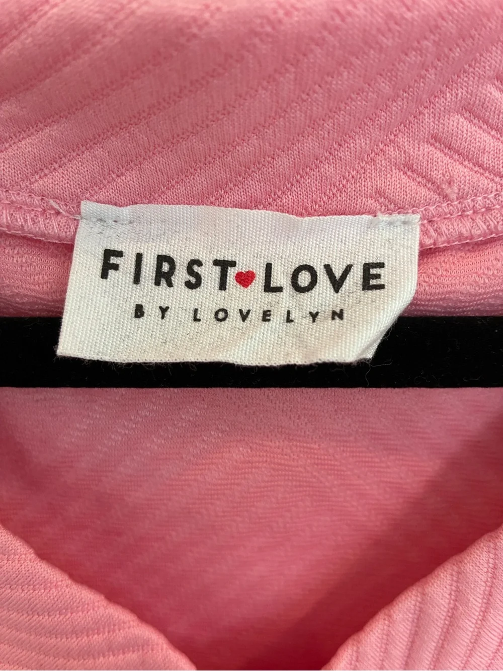 First Love - Pink Two-Piece Textured Lounge Set